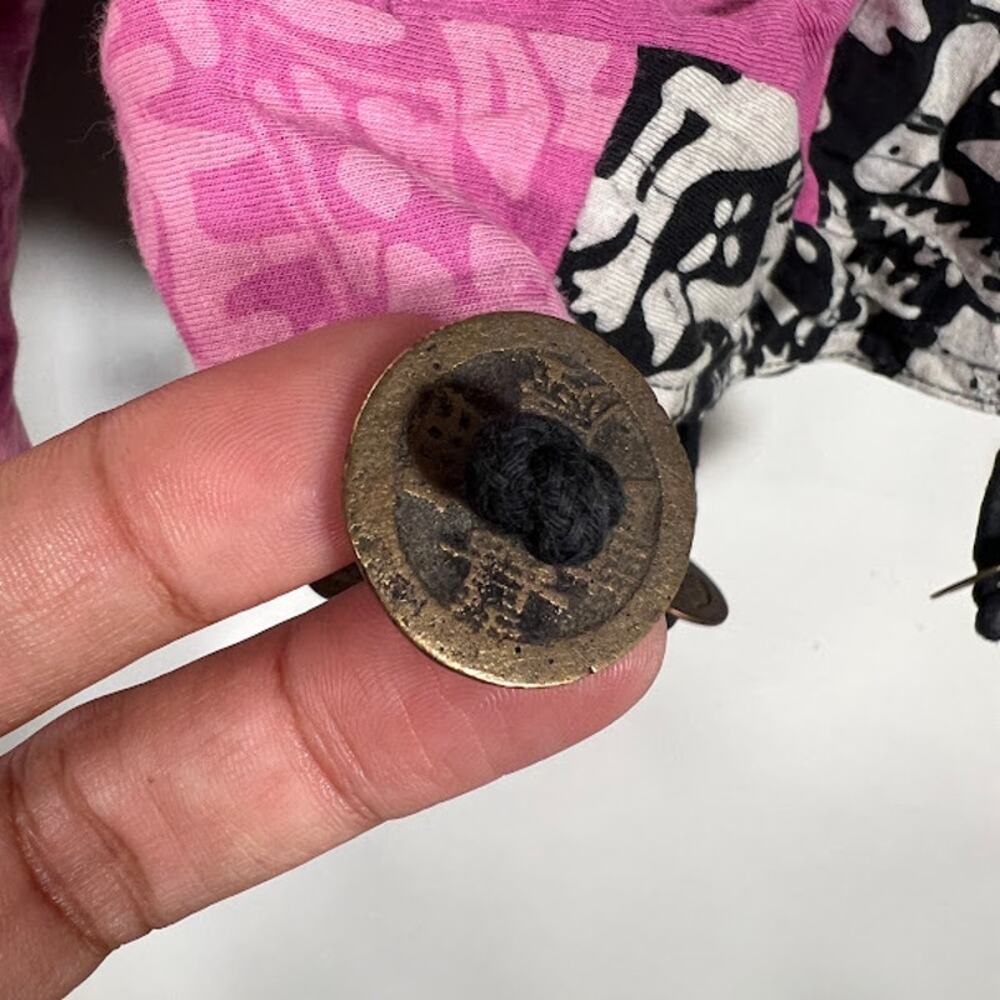 Vintage Nativewear Designs Patchwork Coin Fringe … - image 6